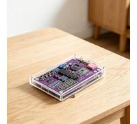 Lagomloot FM Radio Assembly Kit, DIY Electronics with RDA5807S Module and Noise Cancellation, Educational Tool for Learning Microcontroller Programming and Audio Skills
