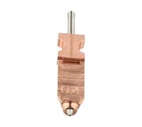 Lagomloot for 3D Printer Nozzle Assembly, Compatible with for Flashforge AD5X for PLA/ABS/PETG/TPU/PEEK, Stainless Steel Heating Block 0.4mm