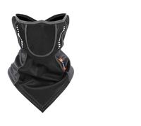 Lagomloot for Balaclava Scarf, Windproof Fleece Neck Gaiter with Reflective Tape for Cycling Motorcycle Skiing, Black