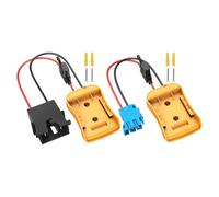 Lagomloot for Dewalt 20V to 12V Adapter with Wire Harness, Compatible with for DCB205 DCB206 DCB204 for Riding Toys, 12AWG Cable with Fuse Holder