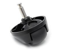 Lagomloot Front Castor Wheel, Black Plastic Swivel Caster for iHome for Nova S1 Pro, for Nova S1, V9, for bObsweep RC400, Dustin & Orb-i, Piece