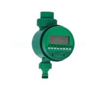 Lagomloot Garden Irrigation Timer with Rain Delay, Automatic Watering Controller for Hose, Min to 9h59m Schedule, Manual Override, Green ABS Sprinkler System for Lawn Yard Greenhouse