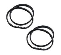 Lagomloot Geared Tooth Brush and Flat Belts, Compatible with for Bissell for ProHeat Powerwash Cleaners Models 1622 1690 7901 2070, 2 Pack Rubber Replacement Parts