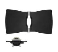 Lagomloot Grill Table Kit Compatible with for Weber Q2000 Q2200 Q2400, Sturdy Plastic Side Shelf for Outdoor BBQ Cooking, Black Grill Accessory Part 60067