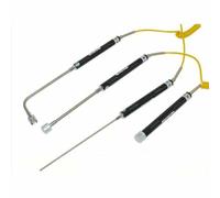 Lagomloot K Type Thermocouple Temperature Probe, 500°C Stainless Steel Sensor with Spring Wire for TM902C TES1310 DM6801, Compatible with NR-81531