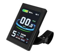 Lagomloot LCD8S E-Bike Display, 24V/36V/48V with SM Connector for KT Controller, Color Screen with Fault Codes and Speed Data