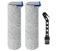 Lagomloot Main Brush, 3-Piece Nylon + Plastic for ECOVACS for Deebot for X8 Pro, for Omni Robot Vacuum, Easy Install, Pet & Family Homes