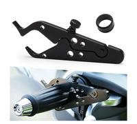 Lagomloot Motorcycle Throttle Lock, Aluminum Cruise Control Grip Assist for Most Motorbikes & Sports Bikes, Black