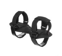 Lagomloot Portable Speaker Mount with Elastic Straps - Holder for Golf Cart Rail & Bicycle - Audio Support for Motorcycle Scooter UTV Riding Exercise 15x6x2cm Black