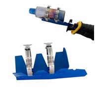 Lagomloot Reciprocating Paint Shaker Cup, One-Touch Adjustable Can Holder for Auto Refinish and Industrial Spray Cans, Blue Metal Mixer
