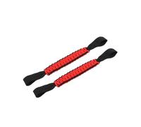 Lagomloot Red Nylon Car Grab Handle Bar 2-Pack, Rear Seat Headrest Pull Strap for SUV Truck Stability and Safety, Easy Install