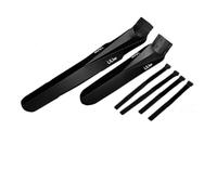 Lagomloot Road Bike Mudguard Kit, Rollable PP Front Rear for fender with Straps, Ultra Light Portable Guard for 4-10mm Tire Clearance