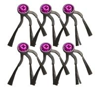 Lagomloot Side Brushes for Eureka J15/Evo Ultra Self-Emptying Robot Vacuum, 6-Pack Corner Cleaning, Plastic + Nylon, for midea V16 Compatible