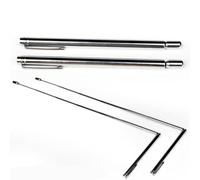 Lagomloot Stainless Steel Dowsing Rod Set Adjustable 50 cm Water Diviner & Earth Energy Detector for Geomancy,Loci Search,and Paranormal Investigation