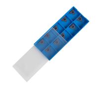 Lagomloot TCMT110204 VP15TF Carbide Insert Set for CNC Lathe Turning 10-Piece,ISO Standard,Suitable for Steel & Stainless Steel Finishing/Semi-Finishing