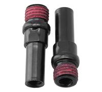 Lagomloot V-Brake Pivot Bolts, M10 Mounting Screws with Anti-Loose Glue for Mountain Bike Frame/Fork, Black Steel 2 Pack