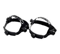 Lagomloot Welding Helmet Headgear Replacement, Adjustable ABS Headband for Miller Welding Helmets, Round Hole Style Black 2-Pack