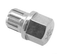 Lagomloot Wheel Lock Key 54/9PT Replacement Socket for Lost Stolen Keys - Fits for a4 for a6 Wheel Nuts Chrome Finish