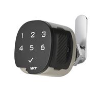 Lagomloot Zinc Alloy Electronic Combination Lock, Digital Touch Keypad with Anti-Peep False Password, Quick-Release Battery for Public Private Mode