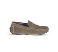 Lagonda Suede Driving Moccasin Loafers Silver Street London Dark Grey 11