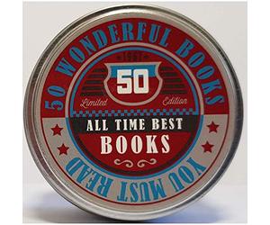 Lagoon Group Tabletop Fun In A Tiny Tin - 1 x Tabletop Trivia : 50 All Time Best Books