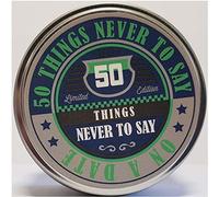 Lagoon Group Tabletop Fun In A Tiny Tin - 1 x Tabletop Trivia : 50 Things Never To Say
