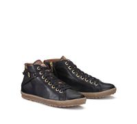 Lagos 901 High Top Trainers in Leather Black