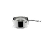 Lagostina ACCADEMIA LAGOFUSION 01116031118 Saucepan 18 cm (2.2 L) Stainless Steel 18/10 Suitable for All Heat Sources Including Induction Robust Riveted Handle