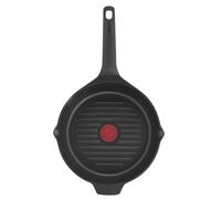 Lagostina Aroma Grill Non-Stick Round Die-Cast Aluminium Grill Pan Diameter 26 cm Induction Pan Gas and Oven with Thermal Signal and Titanium Coating