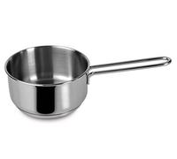 Lagostina Every Deep Casserole Ø 14 cm in 18/10 Stainless Steel with Lagoseal Plus Bottom, Satin Exterior and Wide Handles, Suitable for All Heat Sources, Including Induction