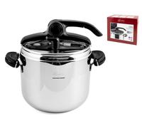 LAGOSTINA Mia Easyup Pressure Cooker 7 Liters Stainless Steel