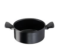 Lagostina Non-Stick Deep Casserole in 100% Recycled Aluminium Diameter 20 cm, Gas Induction Pot and Oven, Thermosignal Cooking Indicator, Scratch Resistant Coating, Ergonomic Handle