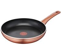 Lagostina Ramata Non-Stick Aluminium Frying Pan Diameter 28 cm with Copper Effect Exterior, Gas Pot and Oven, Easy Titanium Coating, Ergonomic Bakelite Handle (Excluding Induction)