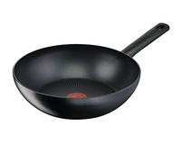 Lagostina Regenera Green Wok Non-Stick 100% Recycled Aluminium Ø 28 cm, Gas Induction Pan and Oven, Scratch Resistant Coating, Ergonomic Handle