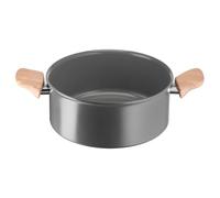 Lagostina Vivissimo Non-Stick Deep Casserole Dish 20 cm with Two Handles, Ceramic Coating, Fast Heating and Even Cooking, Suitable for All Heat Sources Including Induction