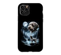 Lagotto Romagnolo Howling to the Moon Retro 90's Dog Case for iPhone 11 Pro