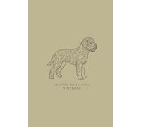 Lagotto Romagnolo Notebook: Italian Water Dog Gift Journal for Owners and Breeders, Sage Green Aesthetic, Cream Paper, 60 Sheets (120 Pages), 6" x 9"