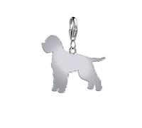 Lagotto Romagnolo Silhouette Silver Charm