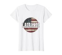 LaGrange Georgia, Vintage American Flag Value Graphic T-Shirt