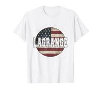 LaGrange Georgia, Vintage American Flag Value Graphic T-Shirt