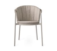 Lagrasse Outdoor Chair Vipp with backrest cushion - 5705953213334