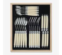 Laguiole 24 Piece Cutlery Set in Display Box in Ivory Laguiole Ivory