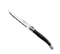 Laguiole Black Handled Steak Knife 1.2mm Blade (1 x 6)