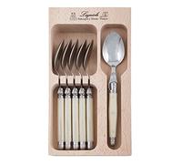 Laguiole by Andre Verdier 6 Piece Teaspoon Set in Wooden Tray