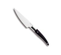 Laguiole Expression® - Forged Kitchen Knife Stainless Steel Blade - 13 cm - Ergonomic Black Pom Handle - with Protective Sheath - Dishwasher Safe