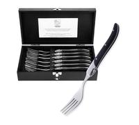 Laguiole Style de Vie Forks - Luxury Line Fork Set of 6 - Dinner Forks - Pakkawood - Premium Dining - in Gift Box