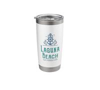Laguna Beach California Nautical Design Stainless Steel Insulated Tumbler