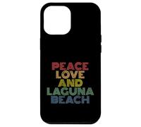 Laguna Beach California Peace Love retro vintage 70s Case for iPhone 12 Pro Max