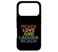 Laguna Beach California Peace Love retro vintage 70s Case for iPhone 17 Pro