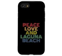 Laguna Beach California Peace Love retro vintage 70s Case for iPhone SE (2020) / 7/8